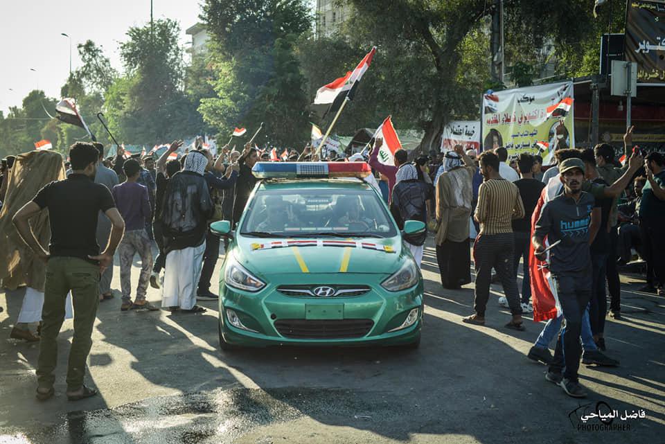 قيادة شرطة كربلاء توضح حقيقة تظاهرات الاجهزة الامنية