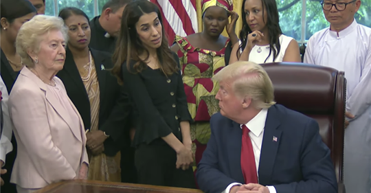 Nadia Murad reports Trump personally on Yezidis’ inability to return to their areas in Iraq