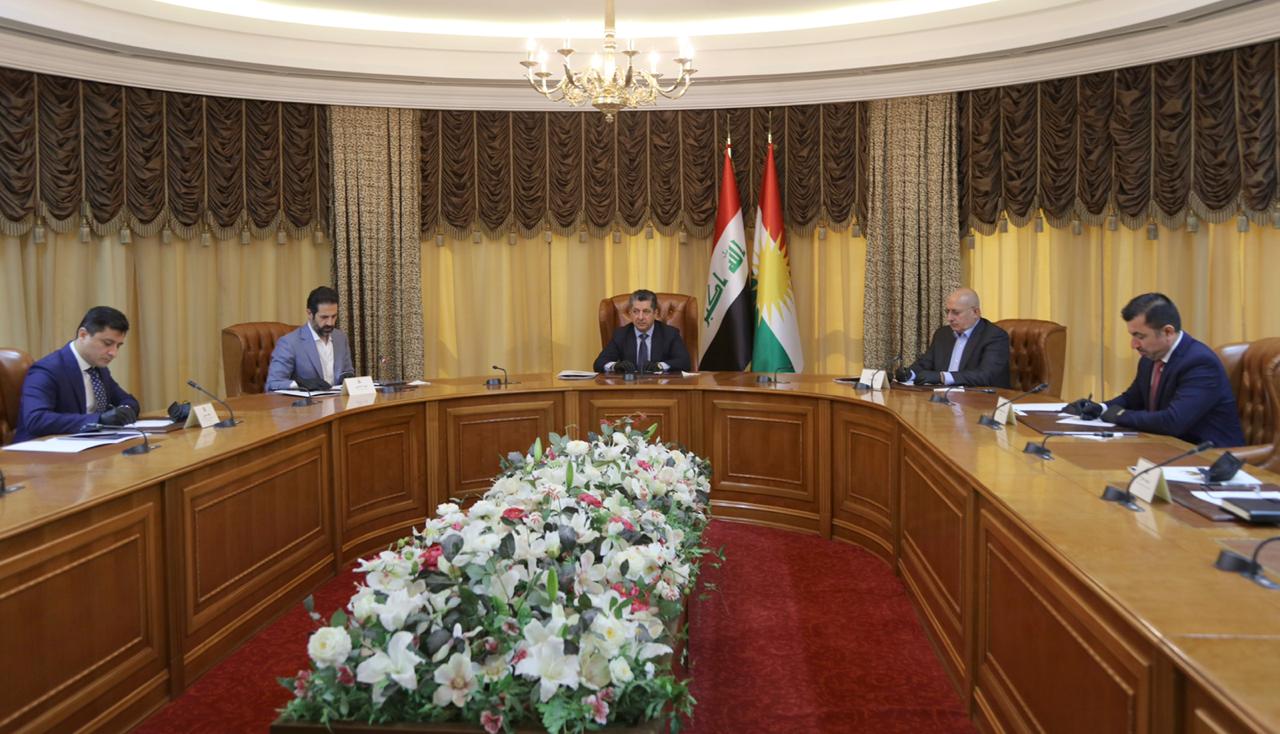 مسرور بارزاني يجتمع مع وفد حكومة اقليم كوردستان المفاوض لبغداد