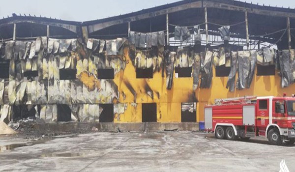 سليماني: حريق مصنع "كالة" الايراني بالعراق كان متعمدا والاضرار 80 مليون دولار
