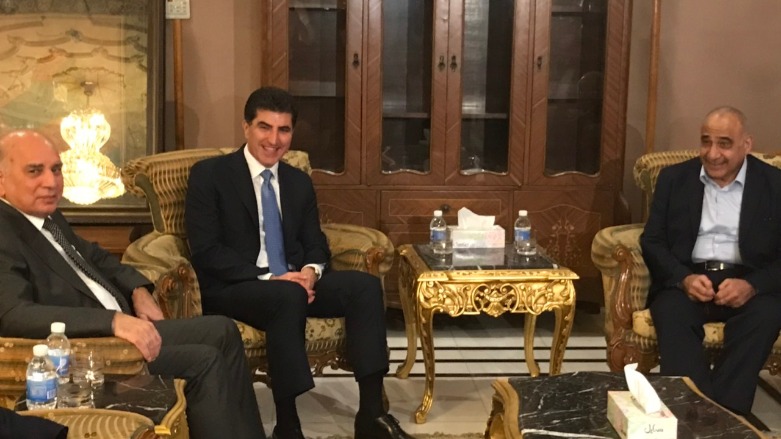 بدء اجتماع بارزاني مع عادل عبد المهدي في بغداد