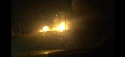 شهود عيان: اندلاع حريق ضخم قرب مقر عسكري في بغداد