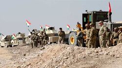 A special Kurdish force conducts a military exercise near Erbil Airport and reassures the people