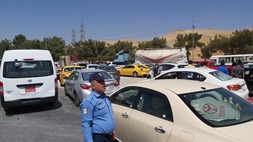 In Photos... Protest cuts the road linking Sulaymaniyah and Kirkuk