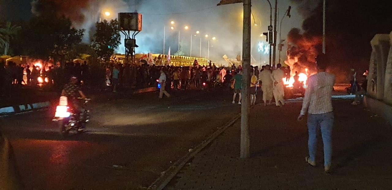 Angry funeral of an activist takes place southern Iraq