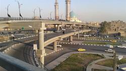 بعد يوم على افتتاحه .. اغلاق مجسر ثورة العشرين في النجف لهذا السبب