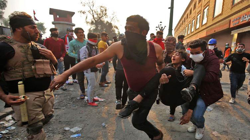 Red Cross receives "disturbing reports" of violence in Iraqi demonstrations