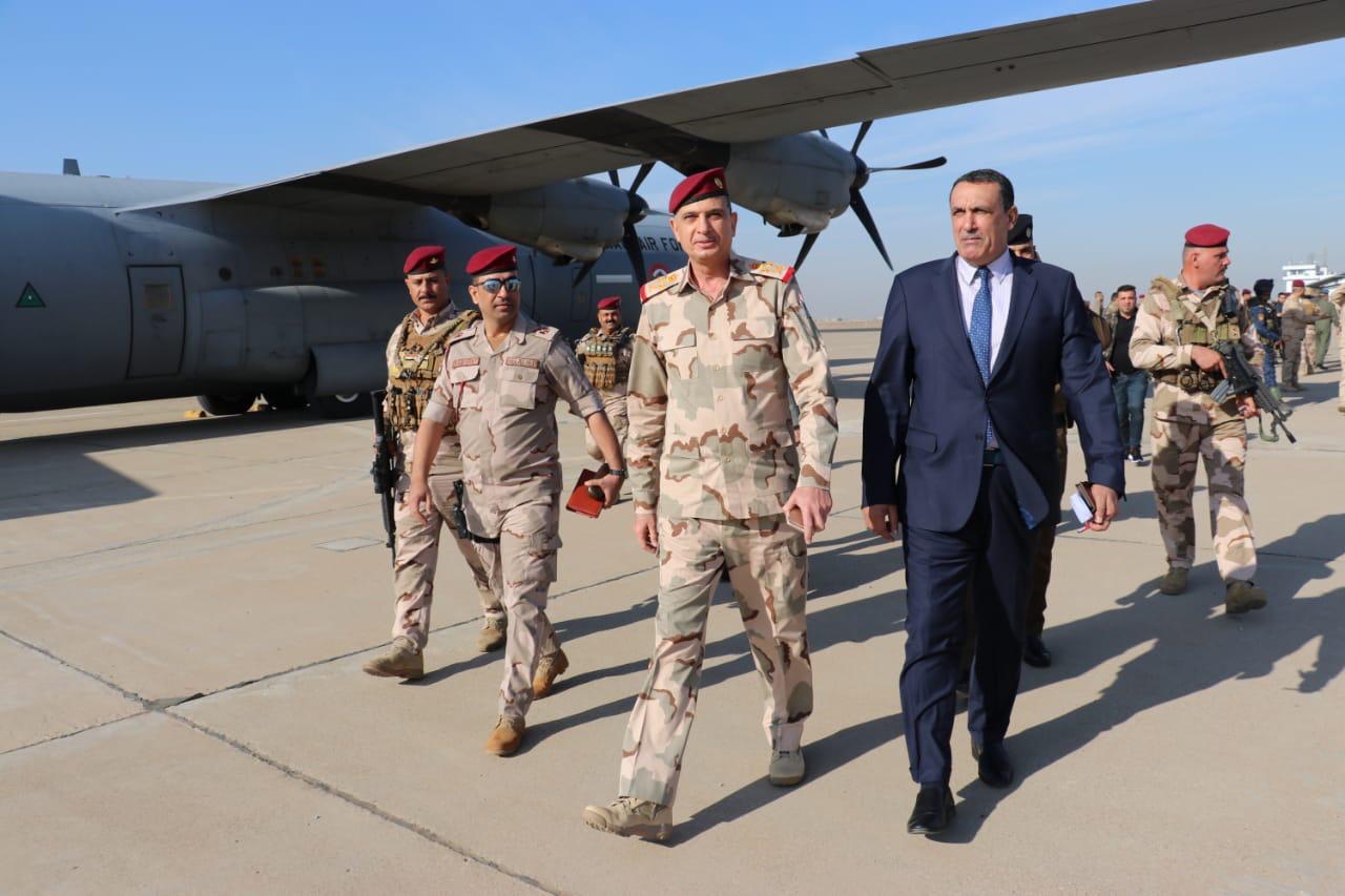 Army Chief of Staff arrives at Kirkuk