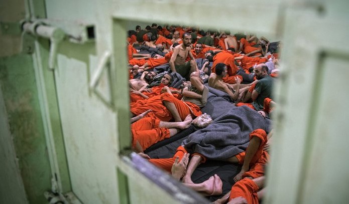 تمرد لدواعش أجانب في سجن الحسكة وسط استنفار كوردي- امريكي