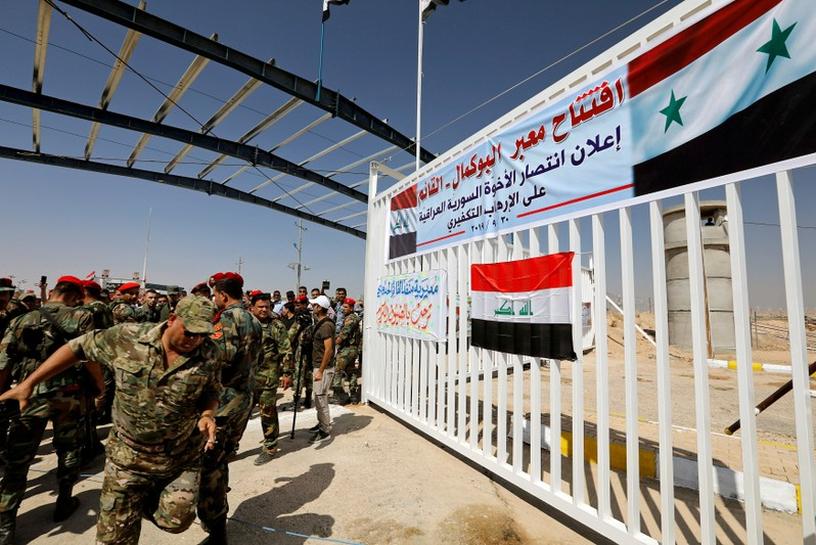 تقرير دولي: اعادة فتح معبر بين العراق وسوريا مكسبا لحليفتيهما إيران