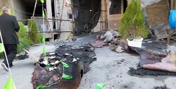 صور.. الإعلام الرسمي الإيراني: مثيرو الشغب يحرقون عددا من الحوزات