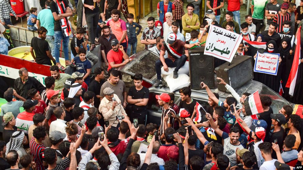 "موج": وفد من المتظاهرين العراقيين سيبدأ بتدويل الاحتجاجات